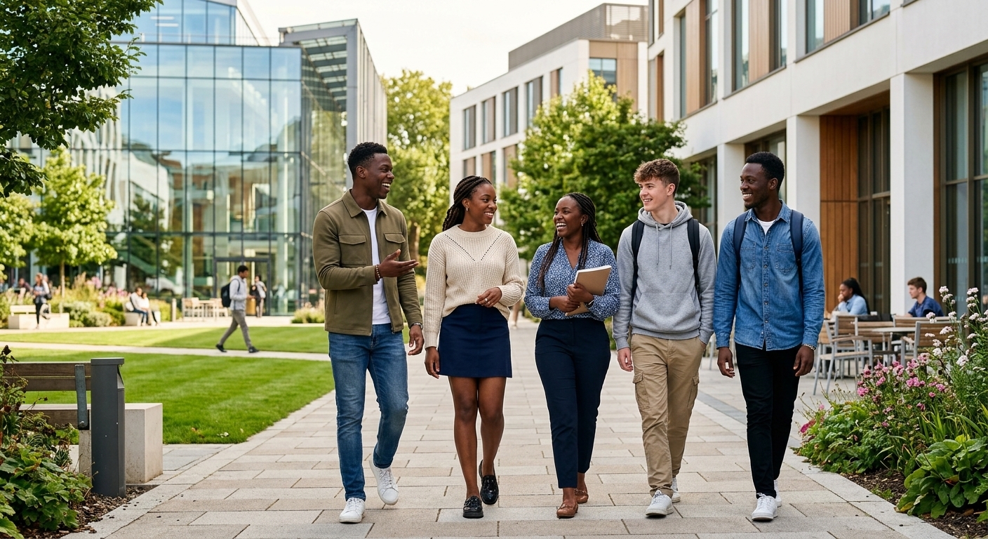 International student settling into a new environment