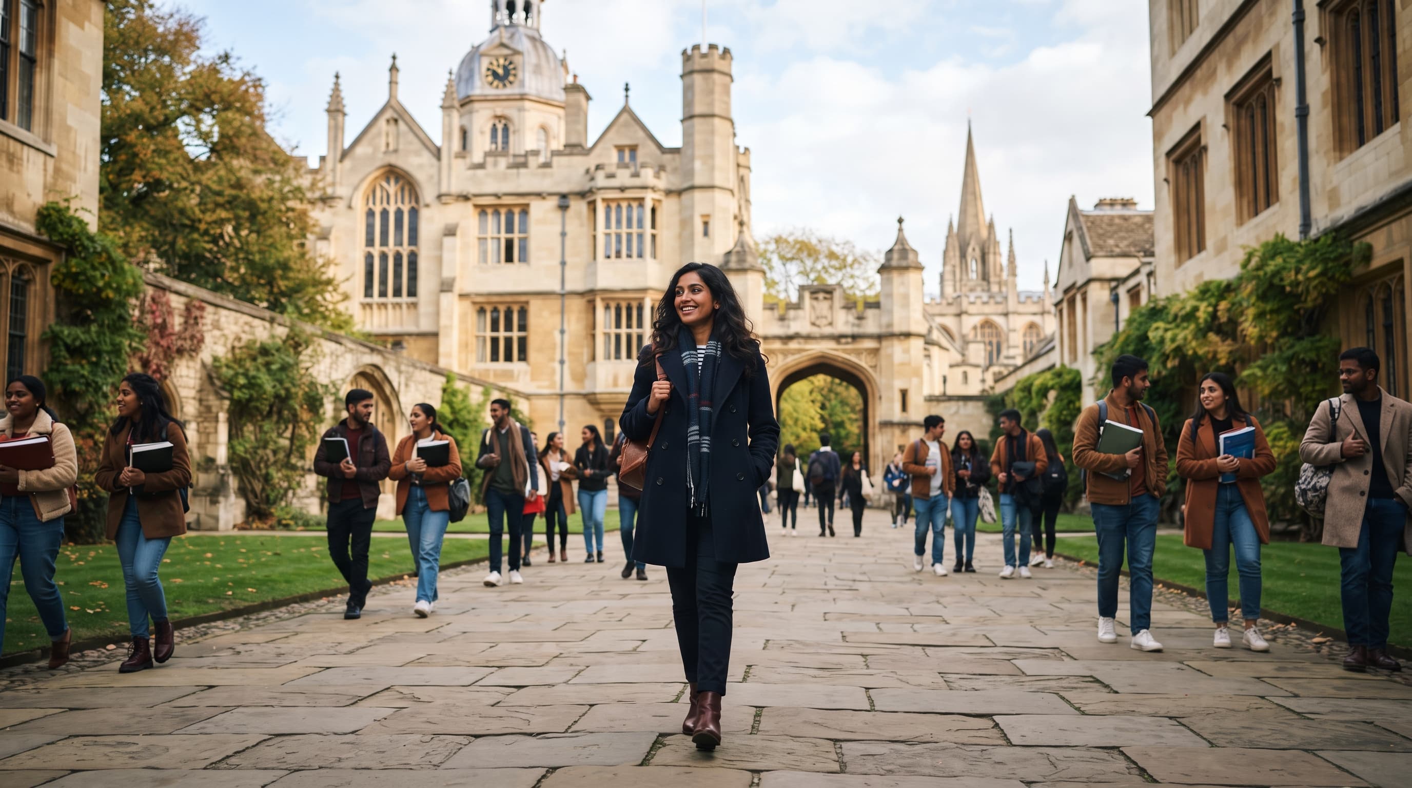 International student studying in the United Kingdom