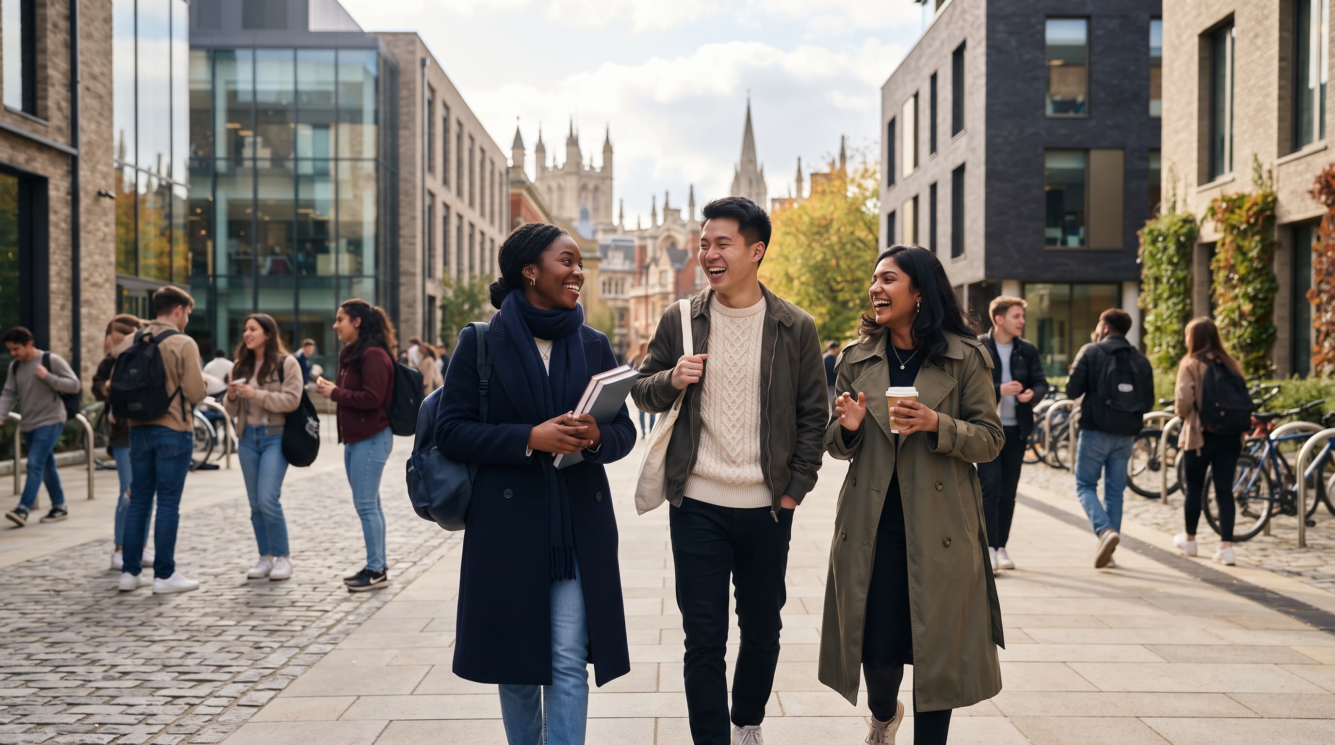 International student experiencing life in the UK