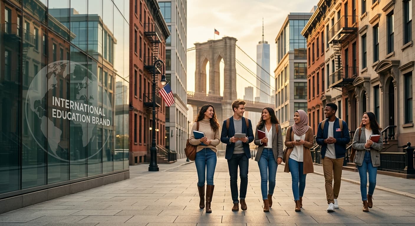 International students enjoying life in the United States